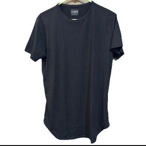 Cuts Clothing Men's Short  Sleeve Curve Hem Crew NeckSignature Fit Tee- M